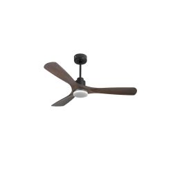 Tenerife-Deckenventilator für Belüftung und Wärmerückführung, mit Fernbedienung, Thermostat und Wi-Fi,DC1_P6Rw132_L1sBk